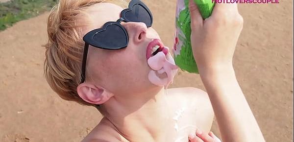 trendsHorny MILF Gives Blowjob Lessons Sucking Ice Cream
